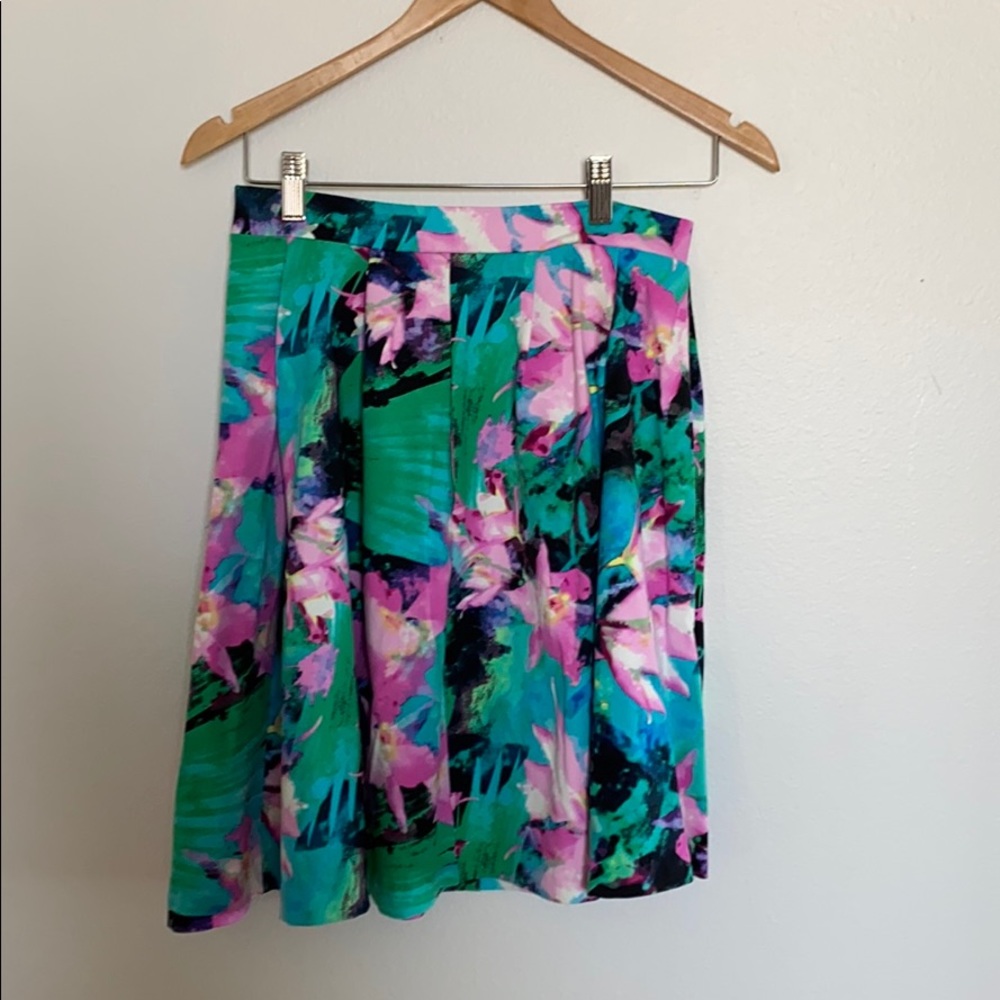 Cynthia Rowley tropical print skirt